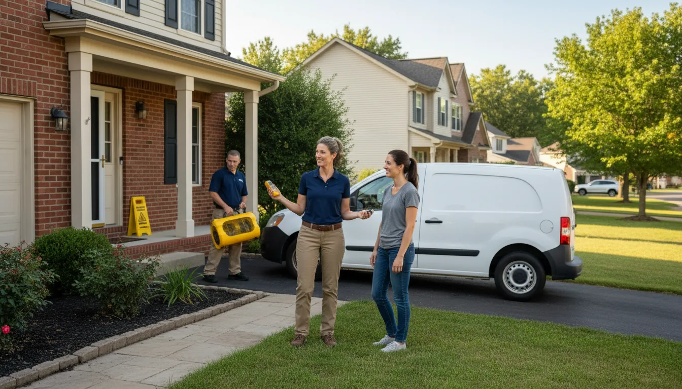 Residential water damage restoration in Royersford, PA